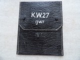 Original WWII Nazi's German Kartenkelmesser Pouch for artillery tools.