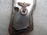WWII GERMAN NAZI'S POLICE PISTOL GRIPS 2 PAIRS. - 11 of 20