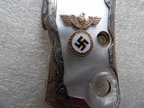 WWII GERMAN NAZI'S POLICE PISTOL GRIPS 2 PAIRS. - 10 of 20