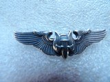 U.S. ARMY AIR FORCE AERIAL GUNNER WING MADE OF STERLING SILVER - 2 of 7
