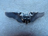 U.S. ARMY AIR FORCE AERIAL GUNNER WING MADE OF STERLING SILVER