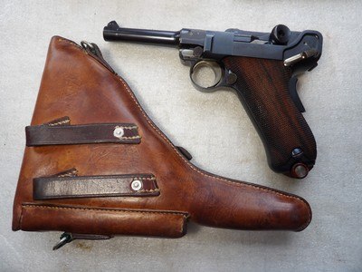 DWM LUGER EXSTRIMELLY RARE SWISS MODEL 1902 FAT BARREL, VERY FEW EXISTS.