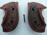NRA ENGRAVED ROSEWOOD BEAUTIFUL REVOLVER GRIPS IN NEW ORIGINAL CONDITION - Image 12 of 16