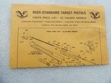 HIGH STANDARD MILITARY SUPRMATIC TOURNAMENT PISTOL IN ORIGINAL BOX - 16 of 20