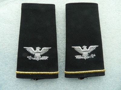 Vintage United States Army Colonel (0-6)Rank Insignia Shoulder Marks - Image 2 of 4