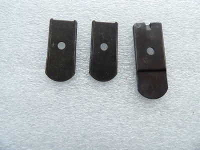 WALTHER WW2 MODELS PP, PPK AND P38 PISTOLS MAGAZINE BOTTOM PLATES.
