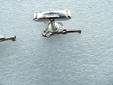 This vintage Swank jewelry set, likely sterling silver based on similar items. - Image 12 of 19