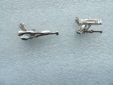 This vintage Swank jewelry set, likely sterling silver based on similar items. - Image 9 of 19