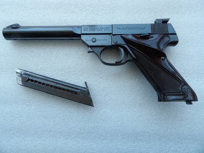 HIGH-STANDARD SUPERMATIC (FIRST MODEL) PISTOL IN VERY GOOD FACTORY CONDITION - Image 1 of 14