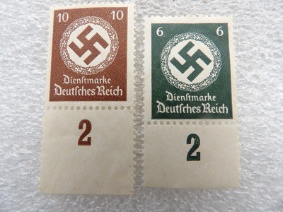 ORIGINAL MINT CONDITION UNUSED NAZI STAMPS - Image 8 of 12
