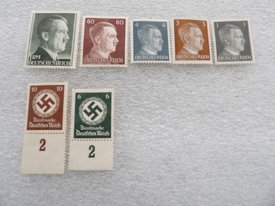 ORIGINAL MINT CONDITION UNUSED NAZI STAMPS - Image 1 of 12