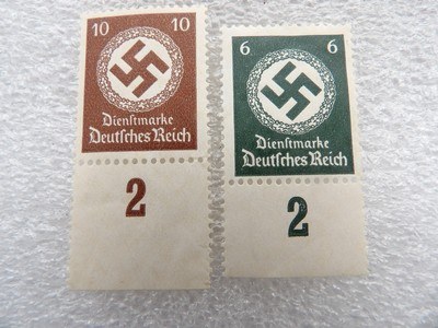ORIGINAL MINT CONDITION UNUSED NAZI STAMPS - Image 12 of 12