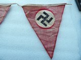 A WW2 German NSDAP Pennant Flag Set-Epic Artifacts - Image 10 of 11