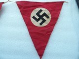 A WW2 German NSDAP Pennant Flag Set-Epic Artifacts - Image 5 of 11