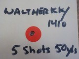 Walther KK in Anschutz 1410 stock .22lr 1996 Olympics - 2 of 15