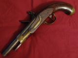 French Napoleonic Flintlock Cavalry Pistol Model An 13 XIII Maubeuge 1813, Pistolet Cavalerie - 2 of 7