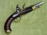 French Flintlock Cavalry Pistol Model An 13 XIII Napoleonic 1814 Charleville - 1 of 9