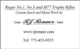 RUGER NO.1 TROPHY RIFLES - 9 of 9