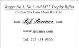 RUGER NO.1 & M77 CUSTOM WORK - 5 of 5
