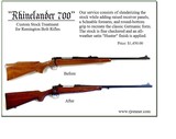 I craft Ruger No.1 English/African Stalking Rifles, Pre-War Mausers, African Mod 70 Win., Ruger M77 English or German Stalking Rifles - 13 of 15