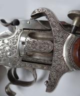 Engraved & Stocked 1879 'Orbea Hermanos' Smith &Wesson .44 Rus.Type Revolver - 12 of 15
