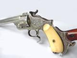 Engraved & Stocked 1879 'Orbea Hermanos' Smith &Wesson .44 Rus.Type Revolver - 7 of 15