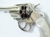 Excellent Nickel Colt Police Positive Special, 6" Barrel, 1928 - 14 of 15