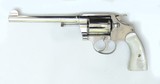 Excellent Nickel Colt Police Positive Special, 6" Barrel, 1928 - 3 of 15