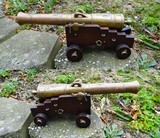 Exceptional British 'Admiralty' type, 1743, Bronze 24 Pdr. Naval Cannon Model - 3 of 14