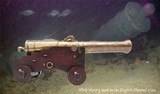 Exceptional British 'Admiralty' type, 1743, Bronze 24 Pdr. Naval Cannon Model - 2 of 14