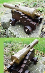 Exceptional British 'Admiralty' type, 1743, Bronze 24 Pdr. Naval Cannon Model - 5 of 14