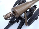 Exceptional, Early, 12 guage, "Strong" Signal Cannon, Field Carriage - 12 of 15