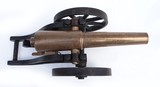 Exceptional, Early, 12 guage, "Strong" Signal Cannon, Field Carriage - 9 of 15