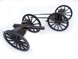 Fine Antique Model of a British RML 1871 Field Cannon with Limber - 14 of 16