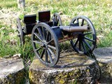 Fine Antique Model of a British RML 1871 Field Cannon with Limber - 11 of 16