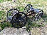 Fine Antique Model of a British RML 1871 Field Cannon with Limber - 15 of 16