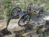 Fine Antique Model of a British RML 1871 Field Cannon with Limber - 16 of 16