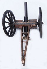 Fine Antique Model of a British RML 1871 Field Cannon with Limber - 4 of 16