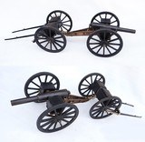 Fine Antique Model of a British RML 1871 Field Cannon with Limber - 3 of 16