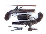 Cased Pair 'J.Willets' Flintlock Pistols, Exceptional American Historical Provenance - 13 of 15