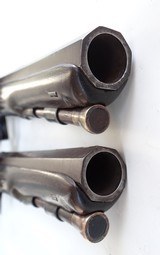 Extraordinary Pair of Antique flintlock "Howdah" pistols - 9 of 14