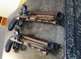 Extraordinary Pair of Antique flintlock "Howdah" pistols - 1 of 14