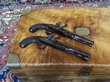 Extraordinary Pair of Antique flintlock "Howdah" pistols - 10 of 14