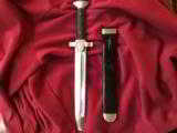 WWII German Red Cross Enlisted Hewer,
Dagger and Scabbard - 1 of 6