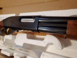 NIB, Remington 870 Police Magnum, Blued High Gloss Model 24899 12 Gauge 18.5" Wood, Rare - 5 of 12