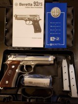 Beretta 92FS Stainless Brigadier, 9mm -New in Box - 1 of 5