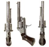 CASED 7MM REVOLVER BY EUGENE LEFAUCHAUX AND RETAILED BY CLAUDIN A PARIS - 4 of 6