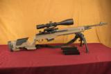 Springfield M1A in Tan 7.62NATO / .308 Winchester, Fully Equipped, 25x Scope, etc. - 2 of 10