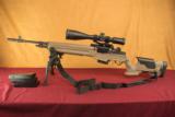 Springfield M1A in Tan 7.62NATO / .308 Winchester, Fully Equipped, 25x Scope, etc. - 1 of 10