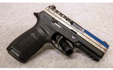 SIG Sauer ~ P320 Thin Blue Line ~ 9 mm - 1 of 2